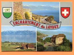 CAL1350, La Corniche, Le Lavaux, Lac Léman, Château De Glérolles, Dent Du Midi, 9307, GF, Non Circulée - Rolle