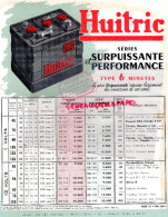 92 - NEUILLY SUR SEINE - TARIFS  HUITRIC BATTERIE VOITURE  - 24 RUE DES GRAVIERS - 4 MAI 1953 - 1950 - ...