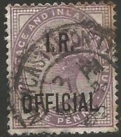 GB - QV IR OFFICIAL 1d USED  SG O3  Sc O4 - Servizio