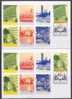 United Nations Vienna 2000 55th Anniversary UN 2v 2 Maxicards (32253) - Cartes-maximum