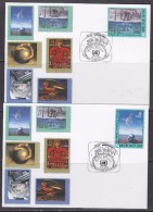 United Nations Vienna 2000 Unsere Welt 2v 2 Maxicards (32254) - Cartes-maximum