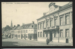 G. CPA - QUIEVRAIN - La Place Communale - Café  // - Quiévrain