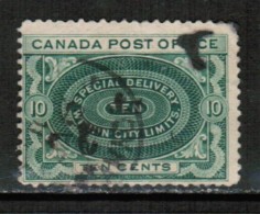 CANADA   Scott # E 1  F-VF USED - Exprès