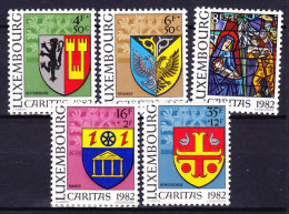 LUXEMBOURG 1982 YT N° 1013 à 1017 ** - Nuevos