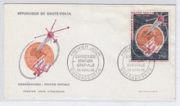 Haute-Volta SPACE SATELLITE FDC 1966 - Africa