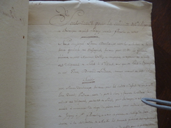 Manuscrit 27/08/1784 Signé D'Afsigny Sous Traite Conduite Diligence Besançon à Florentin Par Joigny Rare!!! - Wetten & Decreten