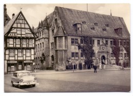 0-4300 QUEDLINBURG, Rathaus, Auto - Trabant - Quedlinburg