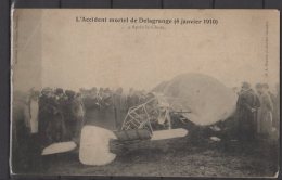 17 - Croix D'Hins - Accident Mortel De Delagrange ( 4 Janvier 1910 ) - Accidentes
