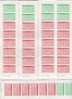 ANDORRE FRANCAIS  - LOT DE 5 CARNETS N° 356 A NEUF XX -ANNEE 1987  -COTE : 52,50 € - Cuadernillos