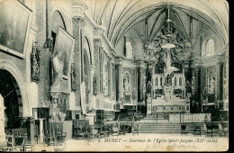 9 Muret - Intérieur De L'Eglise Saint-Jacques (XIIe Siècle) (1920) - Muret