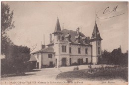 Cpa 87- Oradour-sur-vayres- Château De Callandreau (tampon Militaire Circulé Voir Scan Recto-verso ) - Oradour Sur Vayres