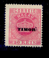 ! ! Timor - 1886 Crown 20 R (Perf. 12 1/2) (FAKE Fournier) - Af. 03 - No Gum - Timor