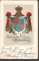 Oldenburg. Grossherzogtum Oldenburg Wappen 1899 - Oldenburg