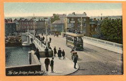 Exeter Tram 1907 Postcard - Exeter