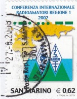 San Marino 2002 - Sassone 1880 Su Piccolo Frammento - Usati