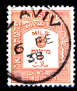 Palestina-0107 - 1928-33: Segnatass Yvert & Tellier N. 14A (o) Used - Privo Di Difetti Occulti. - Palestine