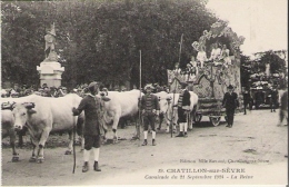 CPA MAULEON CHATILLON SUR SEVRE Cavalcade 1924 La Reine - Mauleon