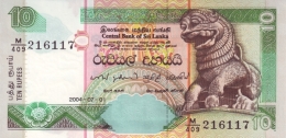 SRI LANKA 10 RUPEES 1.7.2004 P-115c UNC  [ LK114d ] - Sri Lanka