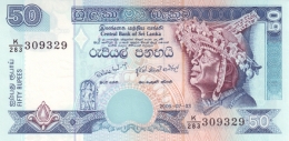 SRI LANKA 50 RUPEES 3.7.2006 P-117e UNC  [ LK116f ] - Sri Lanka