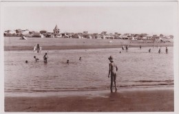 Afrique,afrika,africa,MAROC,MOROCCO,PORT LYAUTEY,Kénitra Sous Protectorat Français,rare,plage,mer,baigneur - Rabat