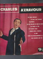 Disque 33 . 1 /3 De 10 Titres  De Charles Aznavour Edit  Barclay De  1960. - 78 G - Dischi Per Fonografi