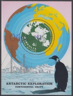 Specimen, Mongolia Sc1145 Antarctic Animals & Exploration, Bird, Penguin, Manchot, Protection De L'environnement - Préservation Des Régions Polaires & Glaciers