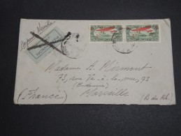 FRANCE / SYRIE - Enveloppe De Damas Pour Marseille En 1931 , Affranchissement Recto Et Verso - A Voir - L 2983 - Cartas & Documentos