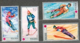 POLONIA 1972 - OLYMPICS SAPPORO 72 - YVERT Nº 1989-1992 - Winter 1972: Sapporo