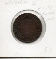 France. Module De 5 Centimes. Naoleon III. Visite De La Bourse De Lille - 5 Centimes