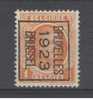 BELGIE - OBP Nr PRE 72 B  - "BRUXELLES 1923 BRUSSEL" - Typo - Houyoux - Préo/Precancels - (*) - Typo Precancels 1922-31 (Houyoux)