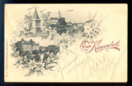 Gruss Aus Klagenfurt / Long Line Postcard Not Circulated, 2 Scans - Klagenfurt