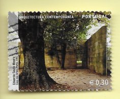 TIMBRES - STAMPS -  PORTUGAL - 2006 - ARCHITECTURE CONTEMPORAINE PORTUGAIS . 1er. Gr. - TIMBRE OBLITÉRÉ - Oblitérés