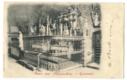 CPA Schweiz/Suisse: Gruss Von Mariastein - Gnadenkapelle, 1902, 2 Scans - Metzerlen-Mariastein