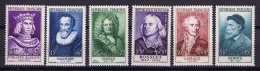 France: 1955 Yv Nr  1027 - 1032 MNH/** Neuf Sans Ch - Ongebruikt