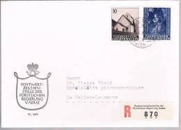 Liechtenstein, 1965, For Lausanne - Cartas & Documentos