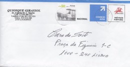 TIMBRES - STAMPS - LETTRE POST BLEU - PORTUGAL - 2007 - TRANSPORTS PUBLIC URBAIN - 1er. Gr. - Covers & Documents