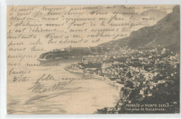 Monaco - Monte Carlo Vue Prise De Rochebrune 1903 - Monte-Carlo