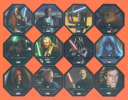 Lot De 12 Jetons Differents Star Wars Leclerc - Voir Port - Lot 36 - Star Wars