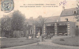 60-COMPIEGNE- LA FORÊT , VIEUX MOULINS , HÔTEL CAFE RESTAURANT , LA TERRASSE DU JARDIN - Compiegne