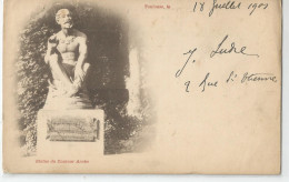 Haute Garonne - 31 - Toulouse Statue Du Conteur Arabe 1901 Autographe A Déchiffrer De L'artiste  Sculpteur ? - Andere & Zonder Classificatie