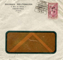 Maroc Morocco Marruecos Marokko Lettre Cover Carta Belege Casablanca 1934 Daguin Exposition Arts Indigènes - Briefe U. Dokumente