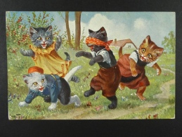 Chats Humanisés - Illustration De Thiele - Thiele, Arthur