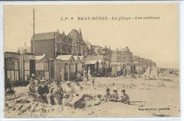 Bray-Dunes-La Plage-Les Cabines-(SÉPIA) - Bray-Dunes