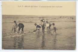 Bray-Dunes-L'amusement Des Enfants-(SÉPIA) - Bray-Dunes