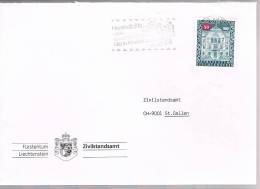 Liechtenstein, 1987, For St. Gallen - Storia Postale