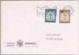 Liechtenstein, 1988, For St. Gallen - Storia Postale