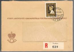 Liechtenstein, 1955, Cover - Lettres & Documents