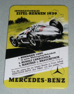 Rare Magnet Décor Affiche Publicitaire Ancienne MERCEDES BENZ Internationales Eifel-Rennen 1939, Automobilia - Other & Unclassified