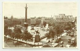 TRAFALGAR SQUARE LONDON 1953   VIAGGIATA FP - Trafalgar Square