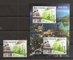 BOSNIA AND HERZEGOVINA ,BIH,HP MOSTAR,EUROPA CEPT,THINK GREEN,ECOLOGY,,MNH - 2016